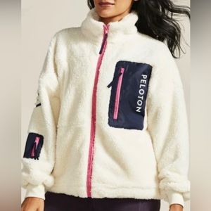 Pelotón Sherpa teddy jacket perfect condition size XL